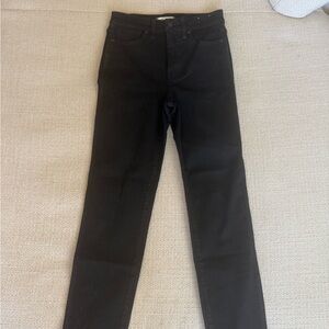 Madewell Women's Black Stovepipe Skinny Jeans